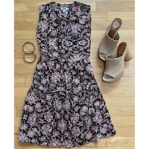 Tropical Breeze Tiered Cotton Babydoll Dress